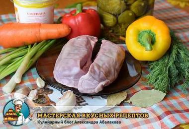 Салат из свиного языка: вкусные рецепты